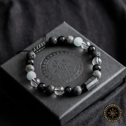 Męska Bransoletka Zodiak Dla Wodnika Zodiakalna – Wodnik Znak Zodiaku Aquarius dla Mężczyzny
